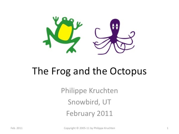 Title: the frog and the octopus